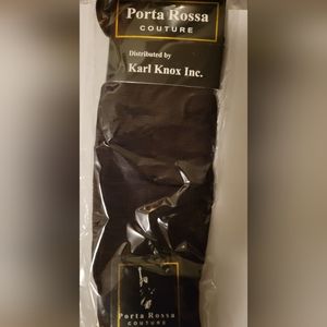 Porta Rossa Couture men's dress socks Brown 9-11